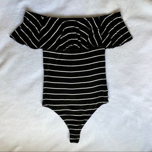 Express off the shoulder bodysuit